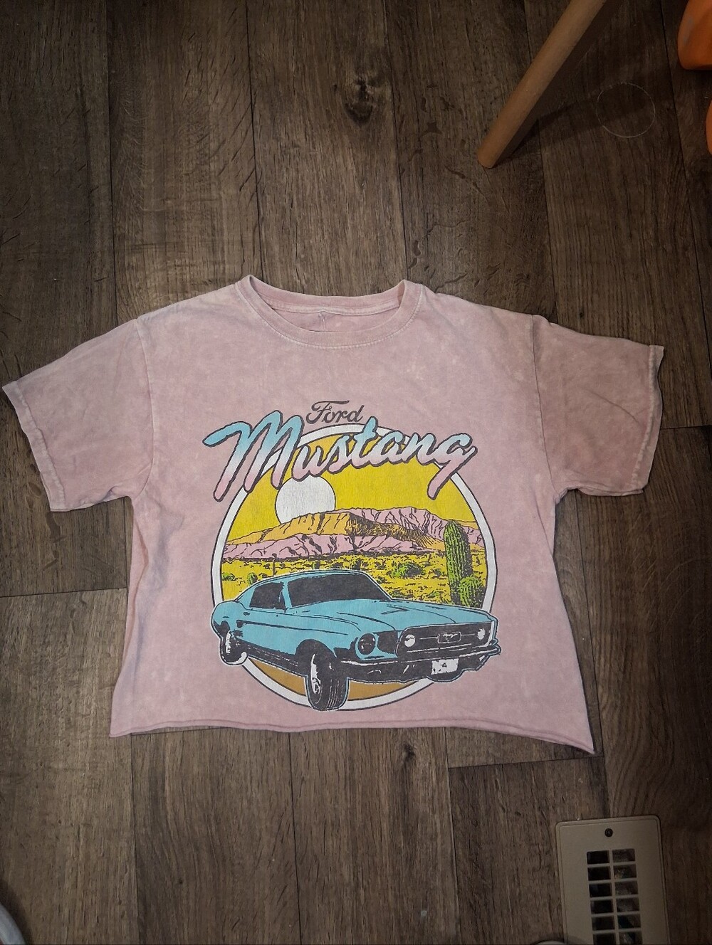 Ford Mustang Womans Cropped Tee